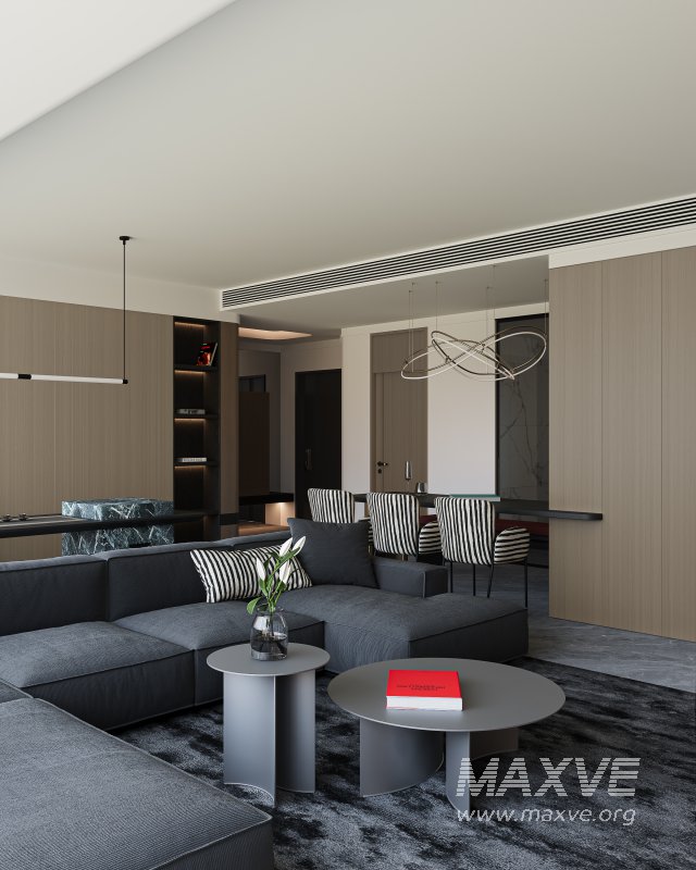 Modern living and dining room - Image 11