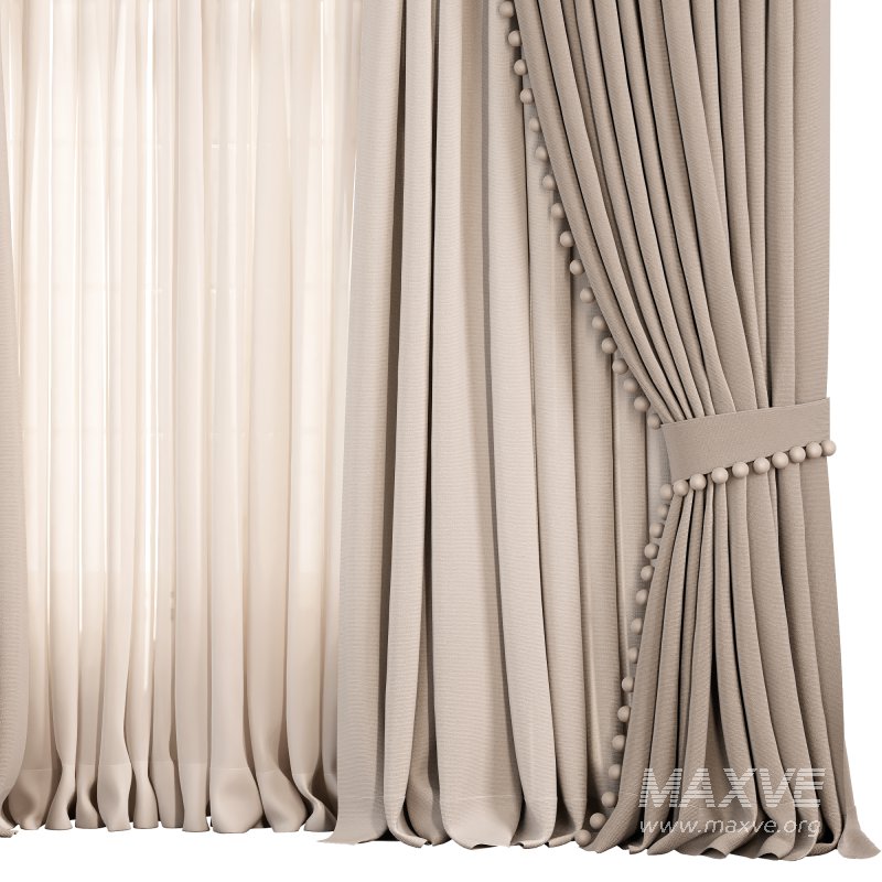 Classic_Draped_Curtain_Set_with_Pompom_79 - Image 5