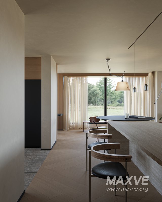 Modern living and dining room - Image 7
