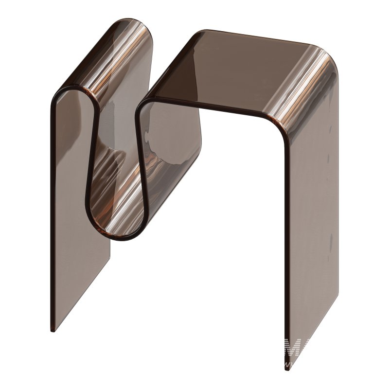 Curvy Side Table – Acrylic - Image 8