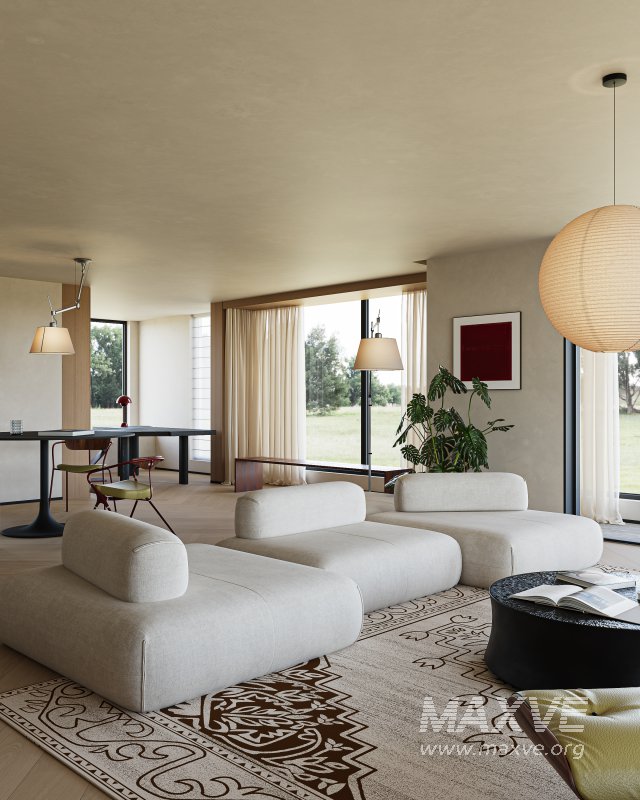 Modern living and dining room - Image 10