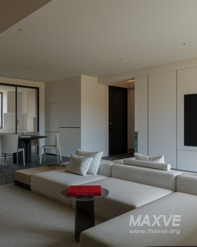 Modern living and dining room - Image 7
