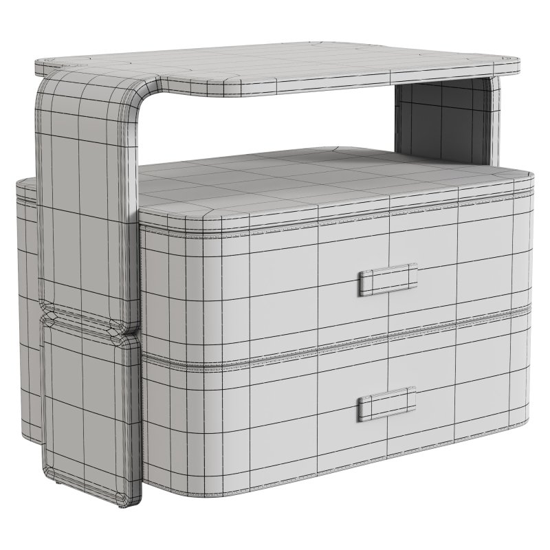 Stylish Wooden Nightstand - Image 2