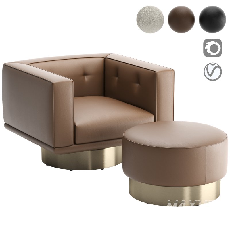 Minotti Sally Armchair - Image 1