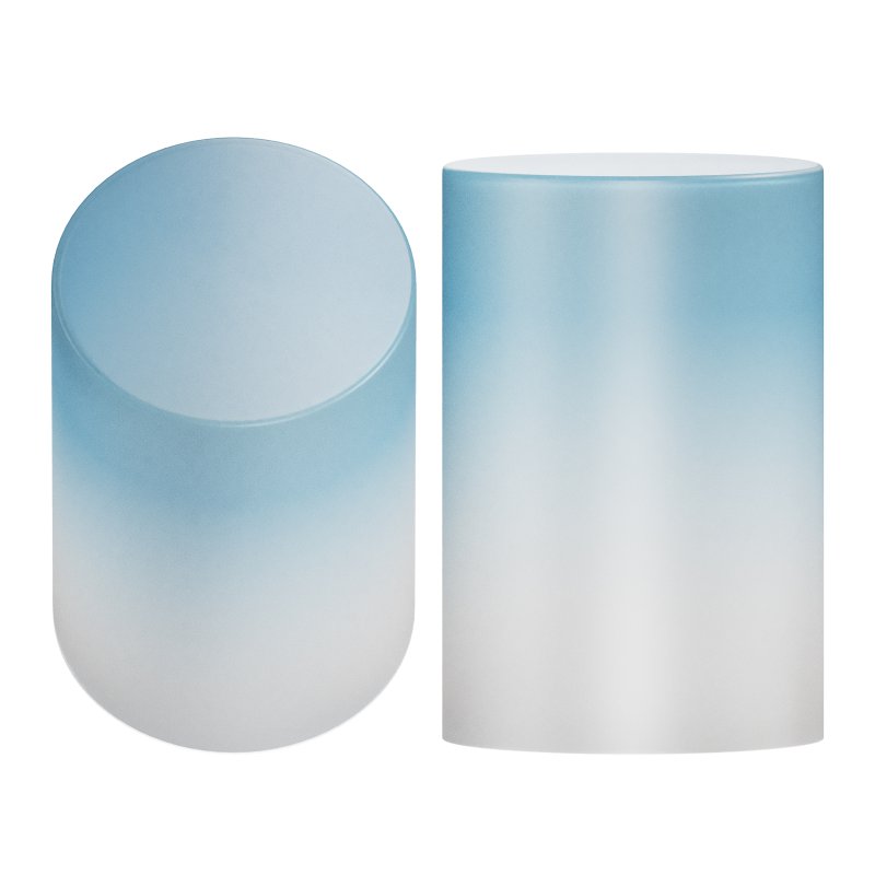 Frosted Gradient Side Table – Acrylic - Image 13