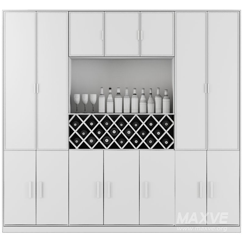 Bar Cabinet Set8 - Image 2