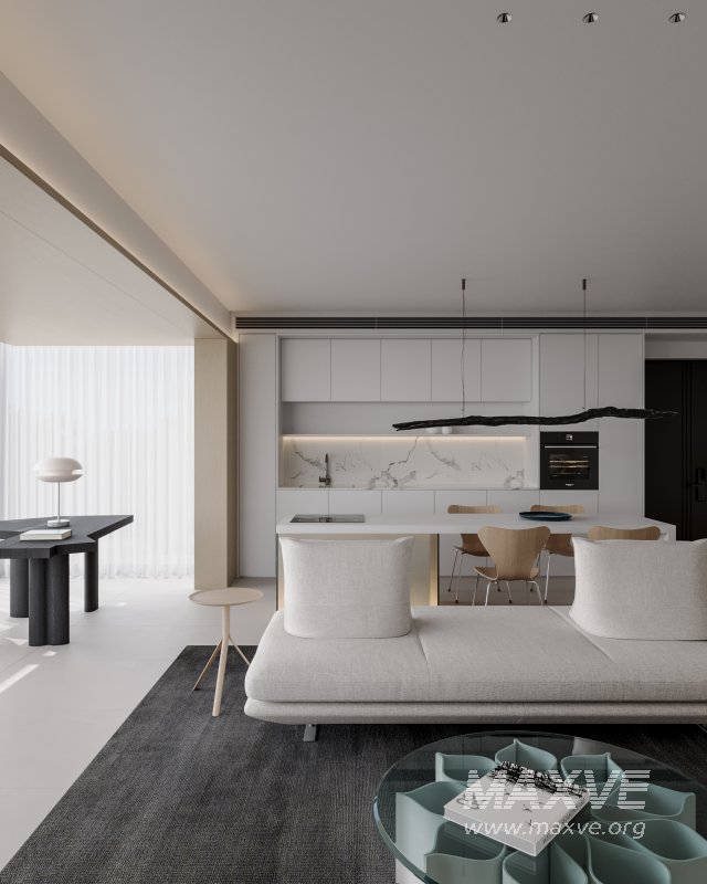 Modern living room dining room - Image 4