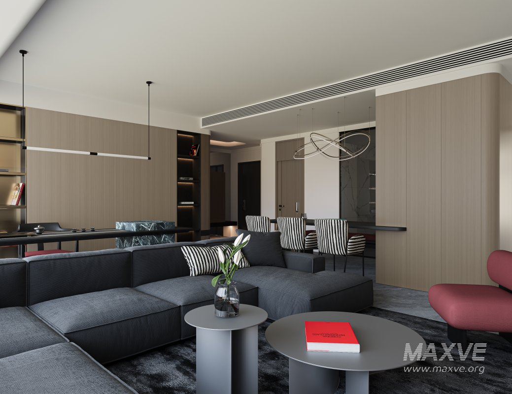 Modern living and dining room - Image 3