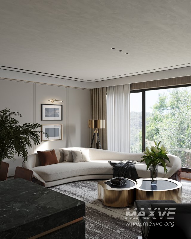 Modern living and dining room - Image 4