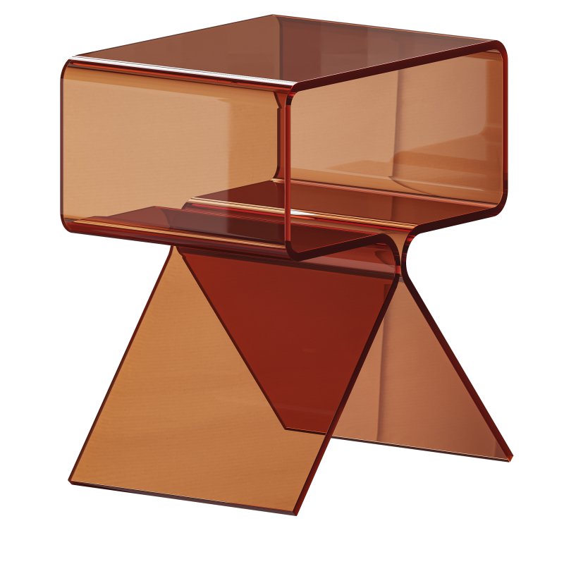 Acrylic Side Table – 3 Color Options - Image 12