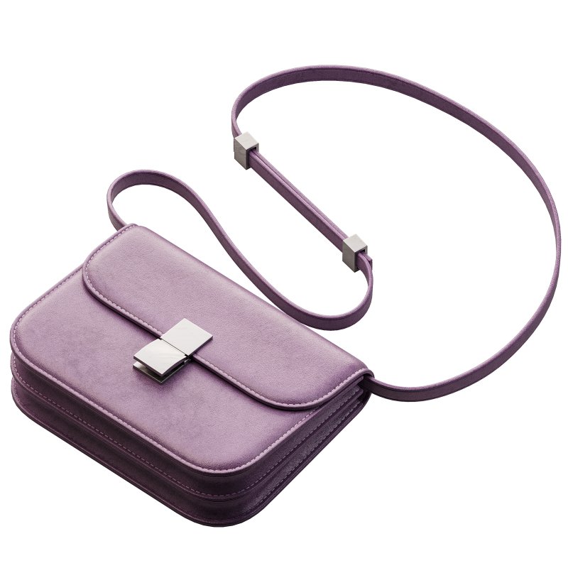 Brown Flap Genuine Leather Square Shoulder Message Bag - Image 10