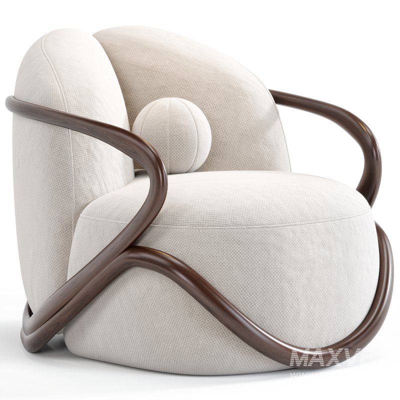 Hug Armchair By Giorgetti - Image 2