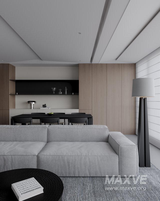 Modern living and dining room - Image 8