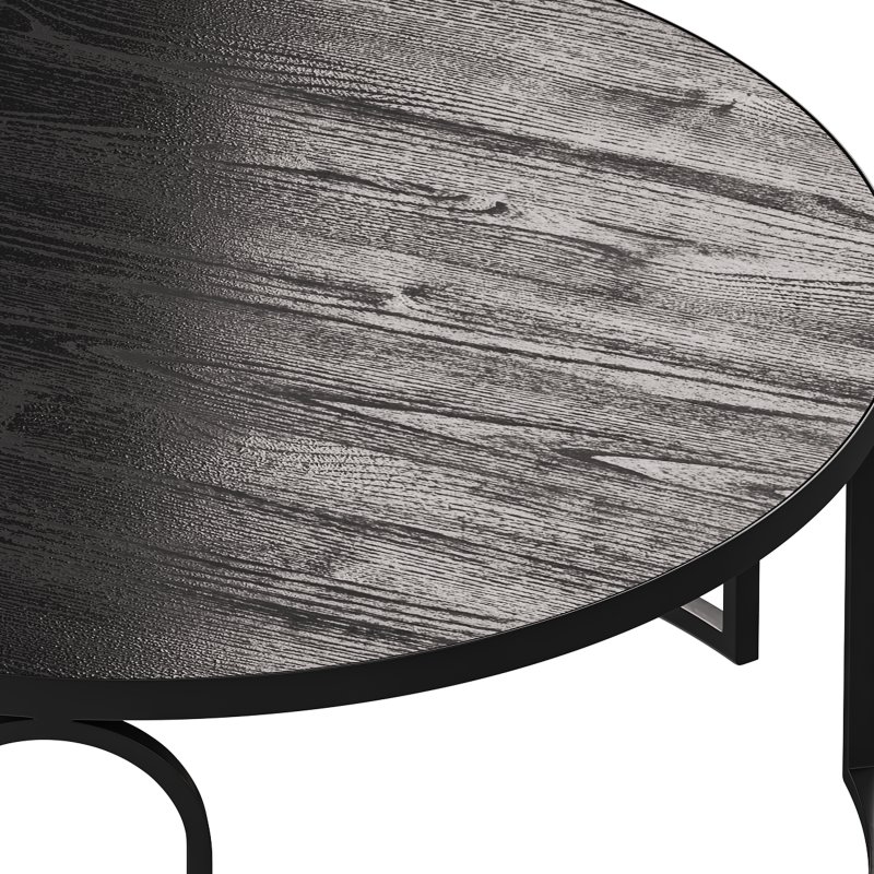 Hardin Oak Coffee Table – Full Black - Image 12