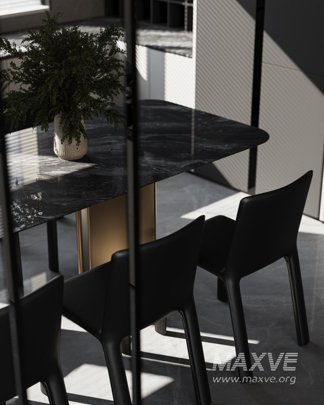 Modern living room dining room kitchen - Image 12