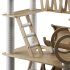 Wooden Cat Litter Box Frame with Integrated Luxury Play Area - Thumbnail 11