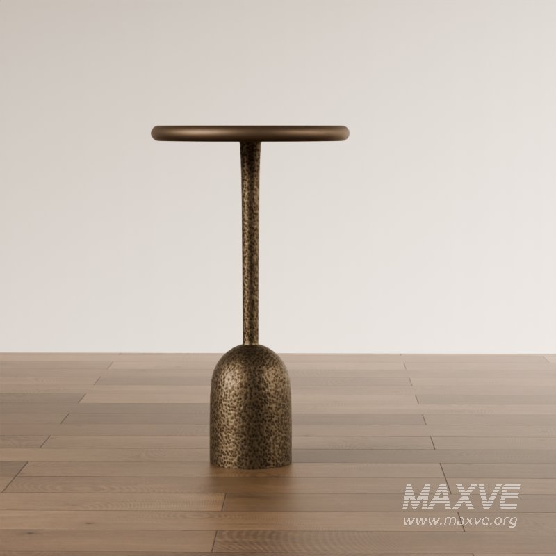 Modern Brass Side Table - Image 3