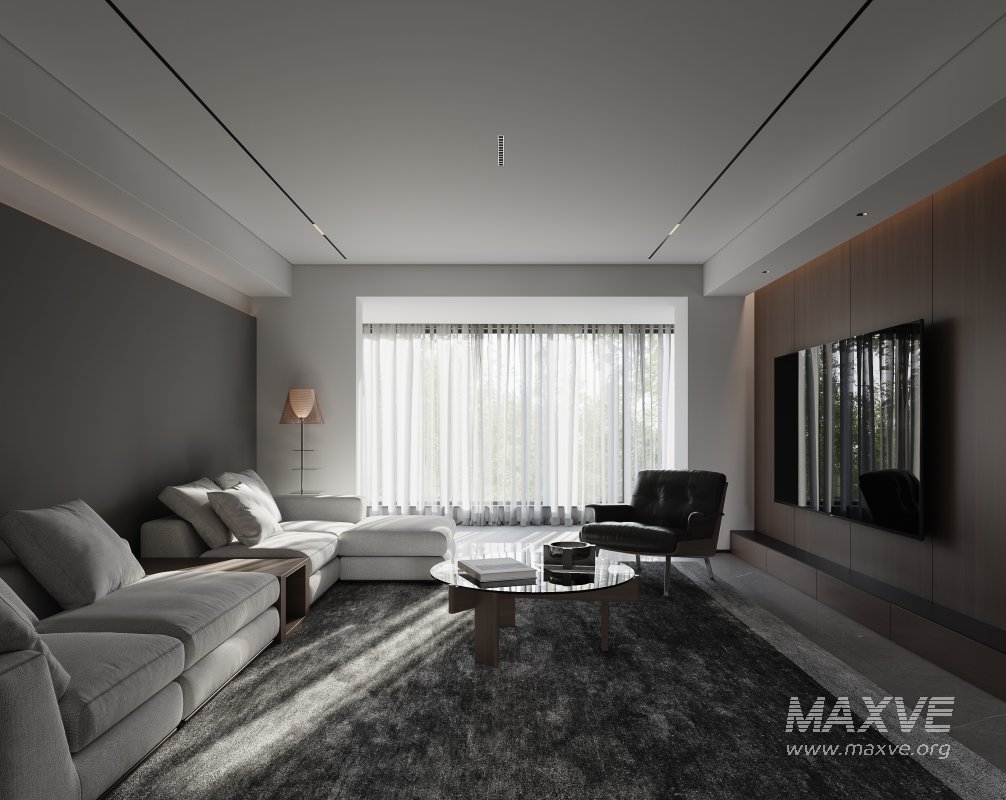 Modern living and dining room - Image 2