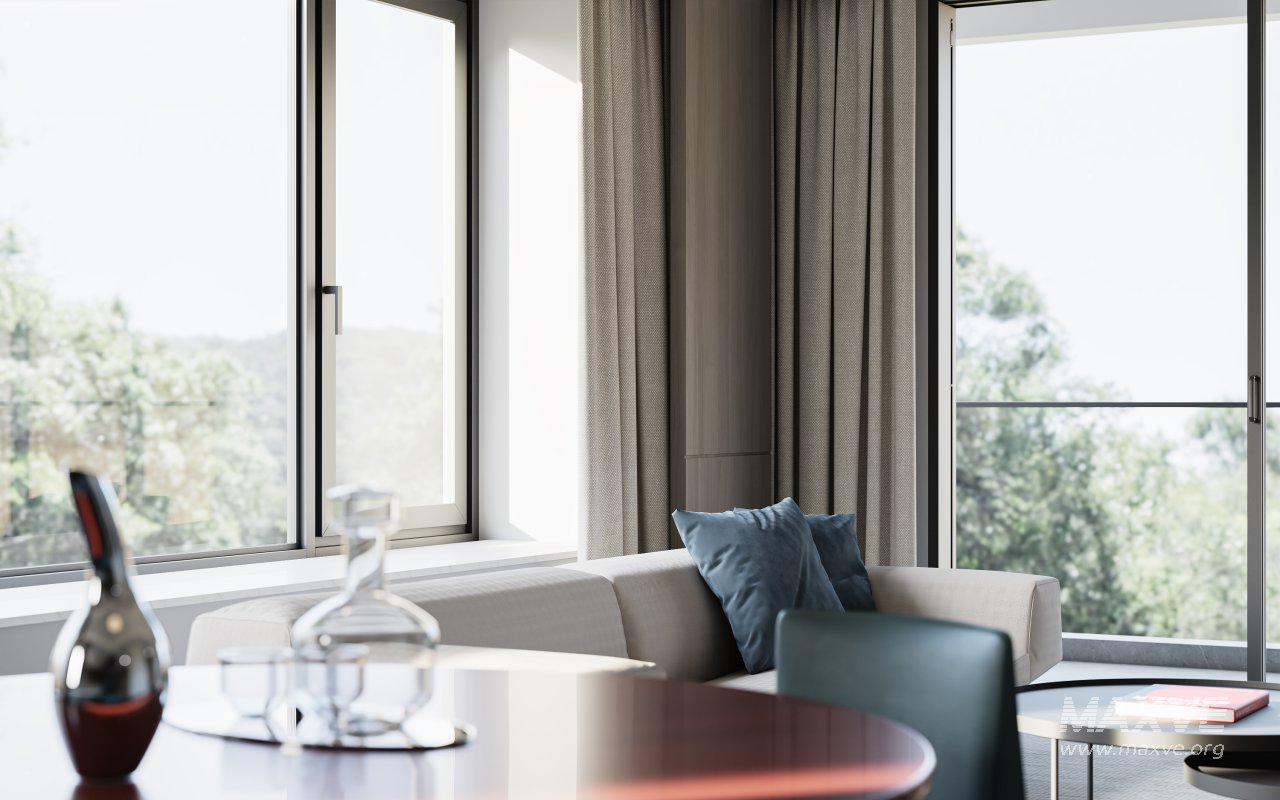 Modern living and dining room - Image 4