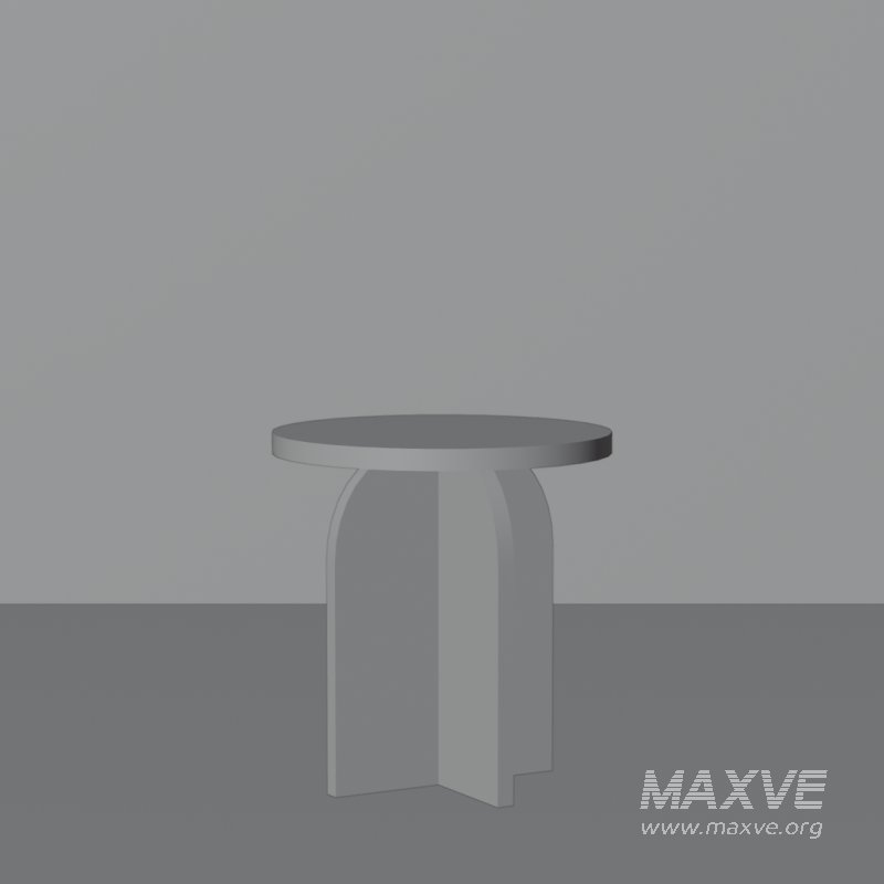 Modern Round Side Table - Image 3