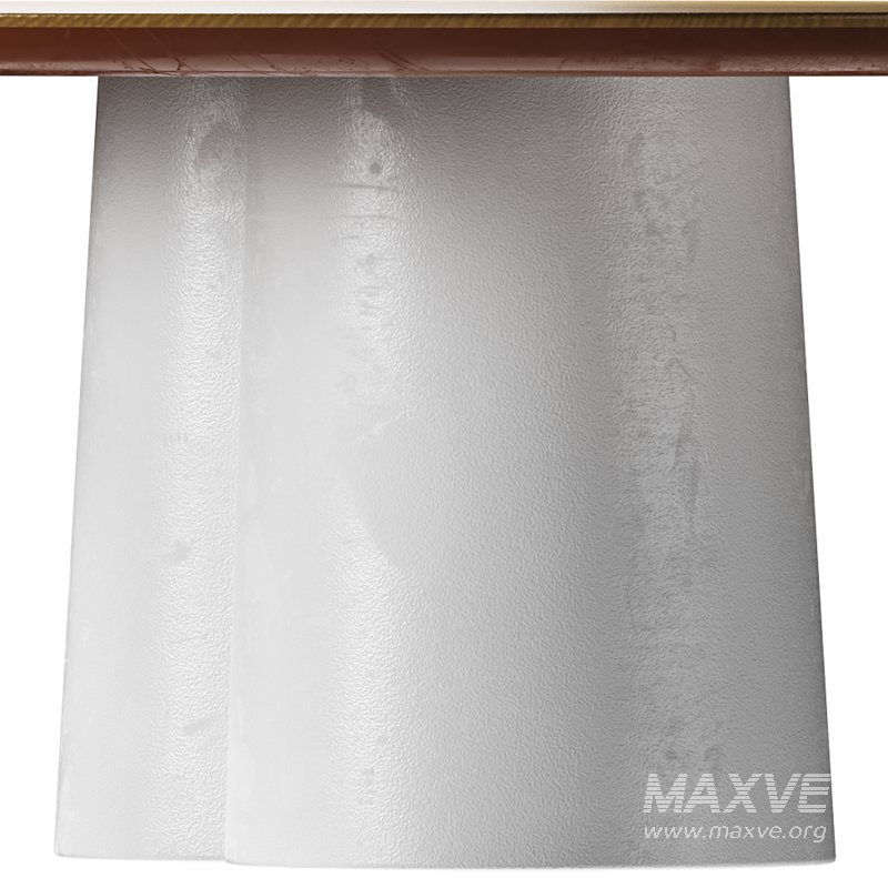 Polly Round Natural Coffee Table – White - Image 9