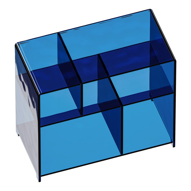 Modern Side Table – 4 Compartments - Image 11