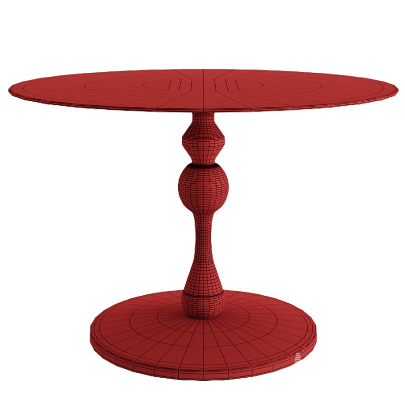 Daniel Industrial Loft Black Aluminum Round Bistro Dining Table - Image 1