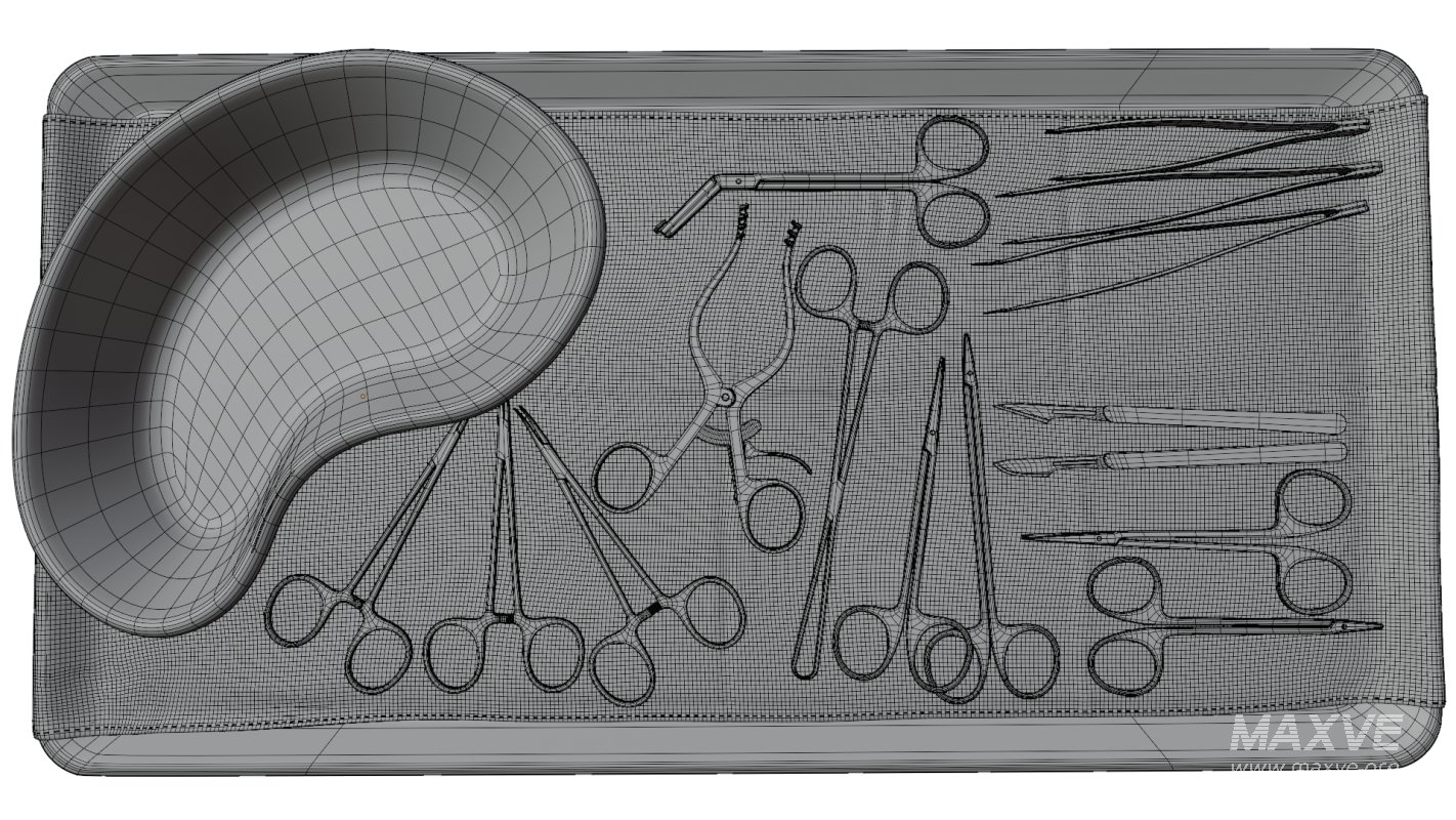 Tray with surgical equipment - Image 18