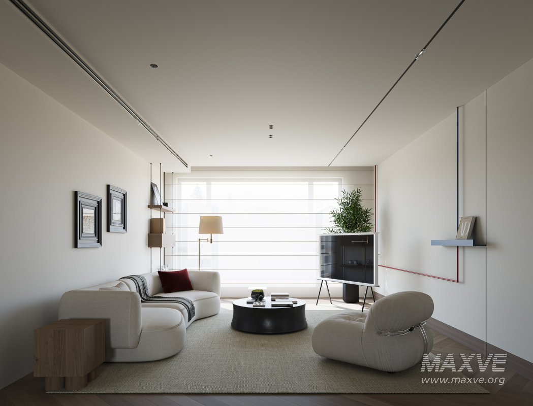 Modern living and dining room - Image 3
