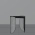 Modern Brass End Table - Thumbnail 3