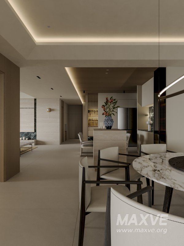 Modern living and dining room - Image 7