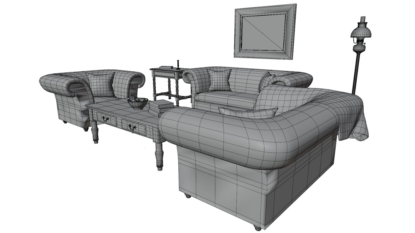 Victorian Sofa Set - Image 12