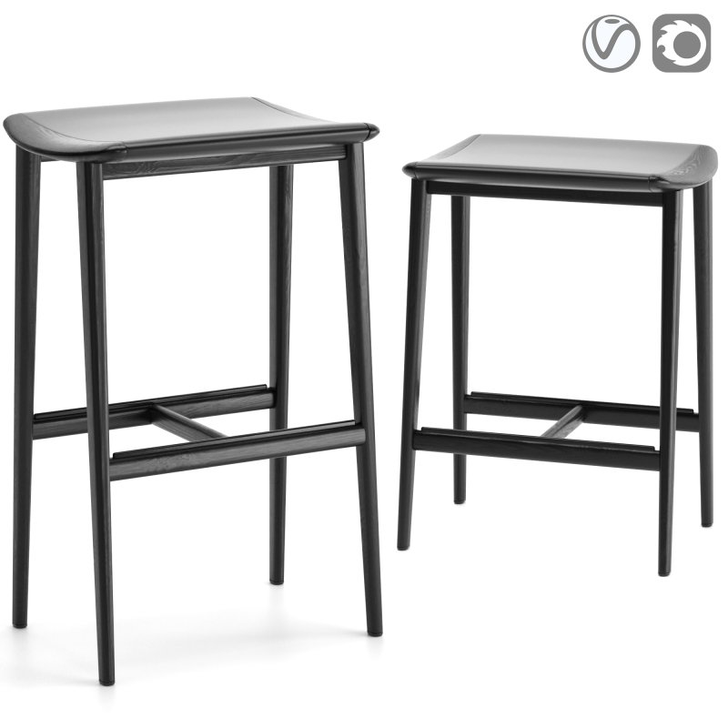 Minotti Fynn Stool - Image 1