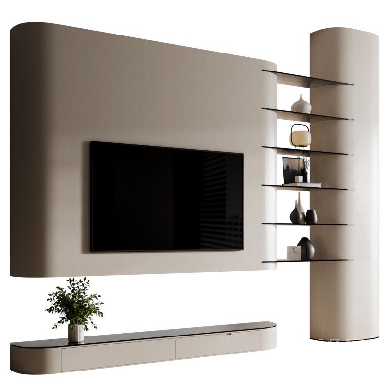 Tv wall set13 - Image 5