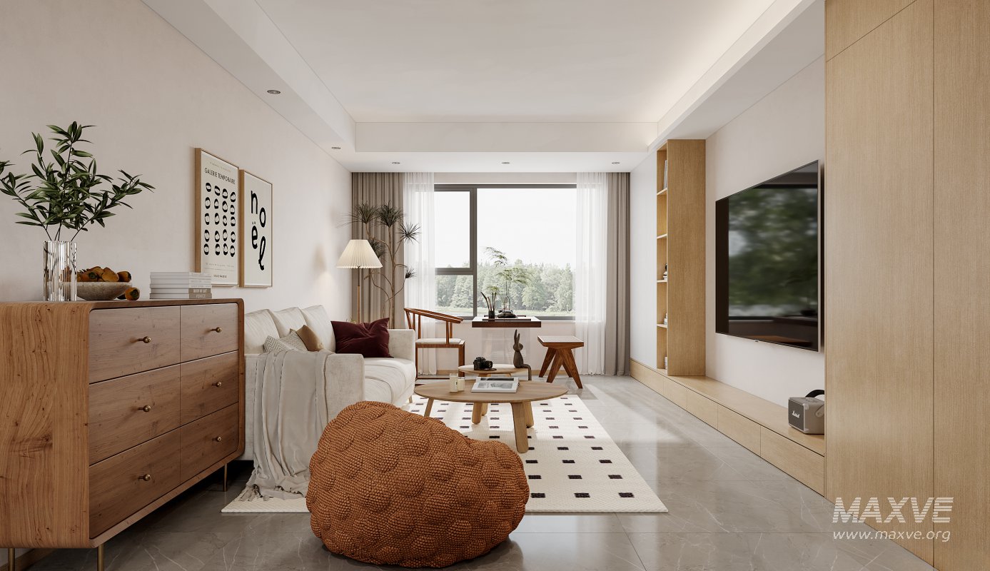Modern living and dining room - Image 3