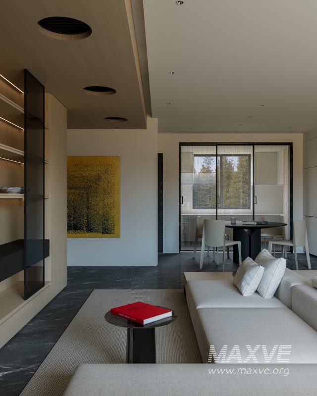 Modern living and dining room - Image 5