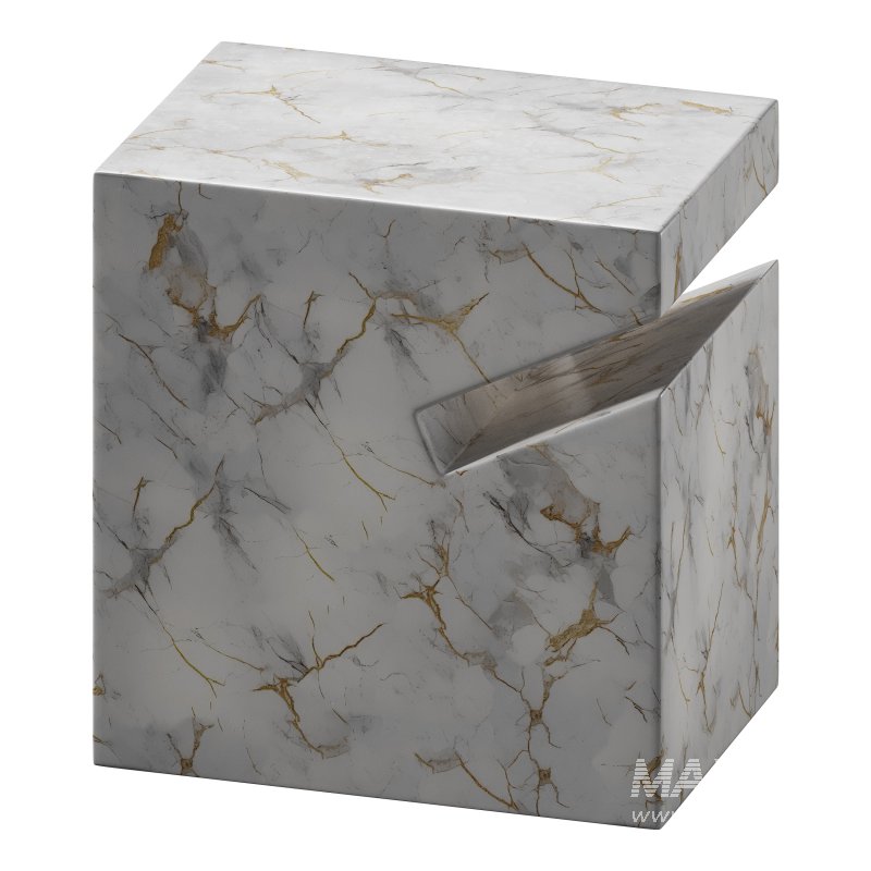 Natural side table marble - Image 9