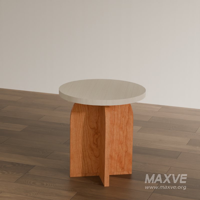 Modern Round Side Table - Image 1