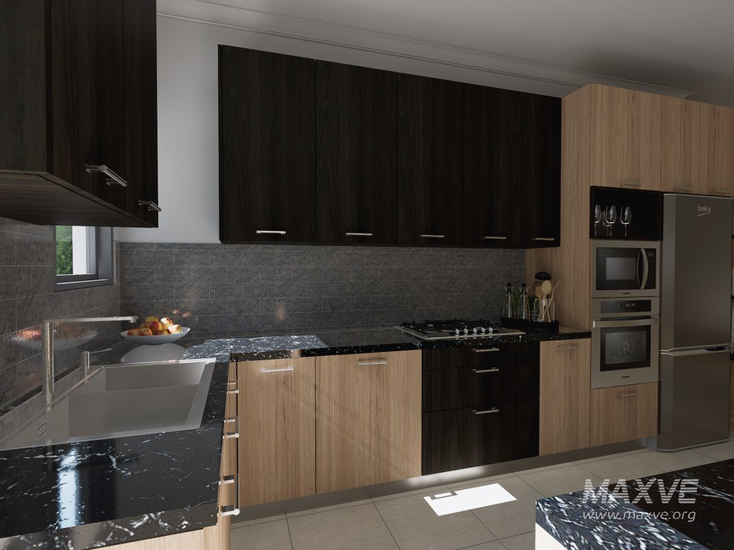 MODERN 3D KITCHEN DESIGN - Image 4