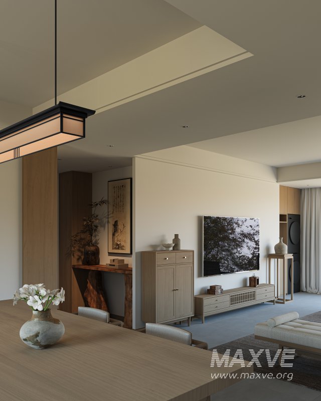 Chinese Living Room Dining Room - Image 9