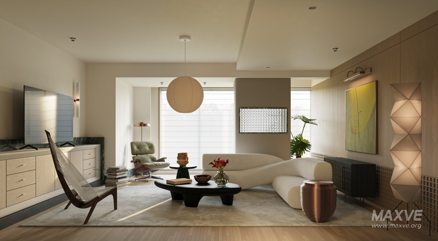 Modern living and dining room - Image 5