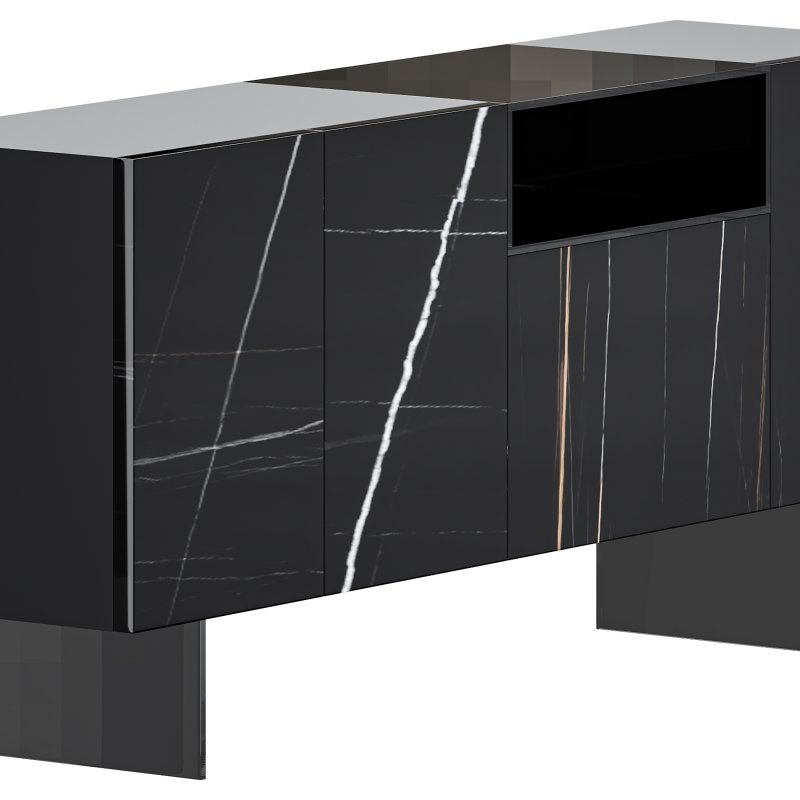 36e8 Glass Sideboard 03 - Image 12