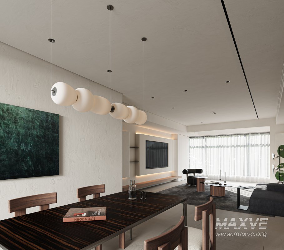 Modern living and dining room - Image 10
