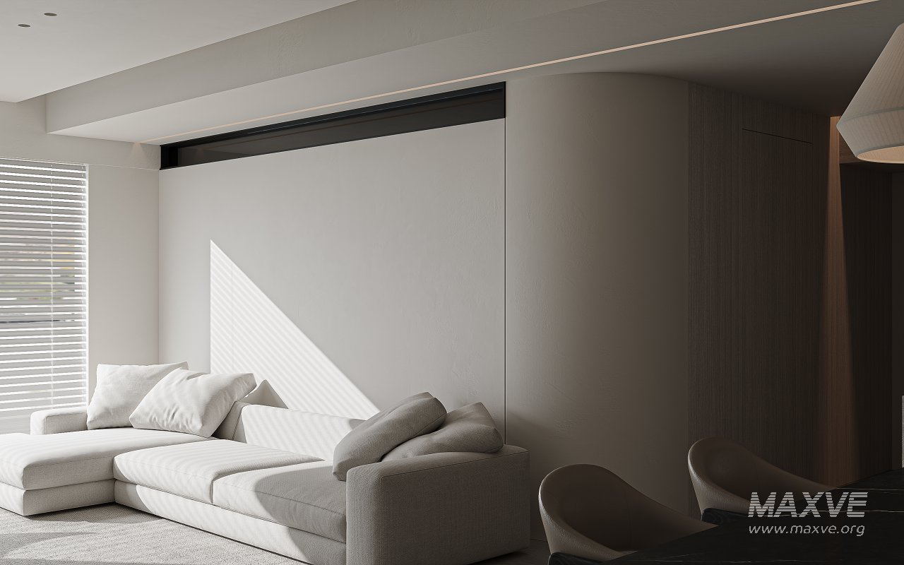 Modern living and dining room - Image 2