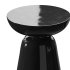 Modern Side Table – Black – White – Glossy Surface - Thumbnail 11
