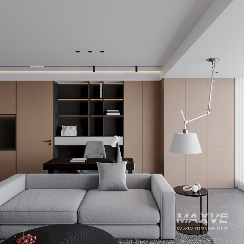 Modern living room dining room kitchen - Image 6