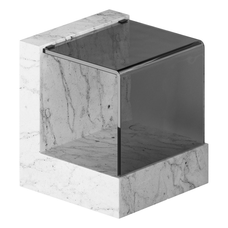 Creative Marble Side Table – Glass - Image 6