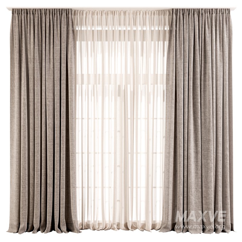 Modern Curtain 77 Optional Material Variants (Pack of 4) - Image 2