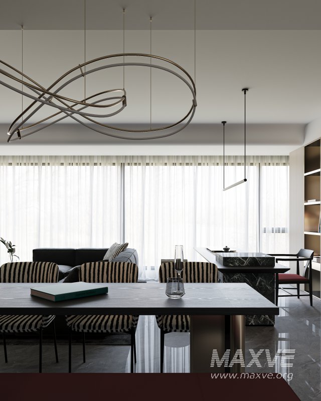 Modern living and dining room - Image 5