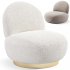 Swivel Chair Clement Boucle Cream - Thumbnail 2